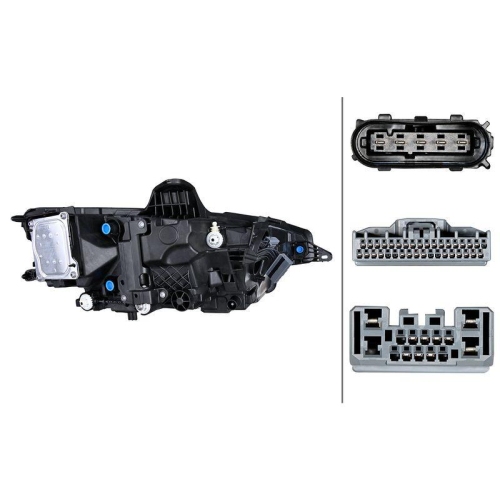 HELLA Hauptscheinwerfer 1EX 013 507-911 für VOLVO, links