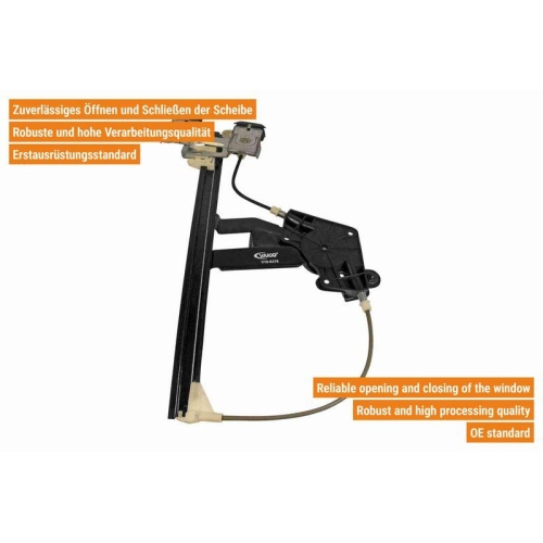 Fensterheber VAICO V10-6276 Original VAICO Qualit&auml;t f&uuml;r SEAT SKODA VAG
