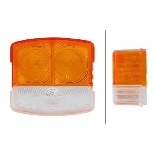HELLA 9EL 134 742-021 Lichtscheibe, Blinkleuchte f&uuml;r SAME DEUTZ-FAHR, rechts