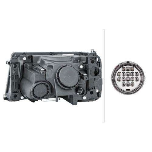 HELLA Hauptscheinwerfer 1EL 238 022-821 f&uuml;r LAND ROVER, rechts