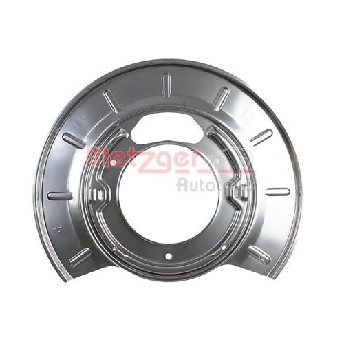 Spritzblech, Bremsscheibe METZGER 6115168 f&uuml;r MERCEDES-BENZ, Hinterachse links