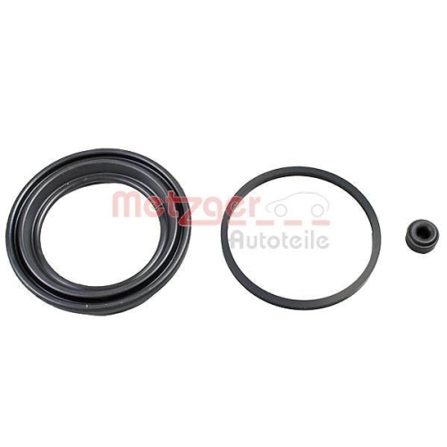 Reparatursatz, Bremssattel METZGER 114-0039 f&uuml;r, Vorderachse, Vorderachse links