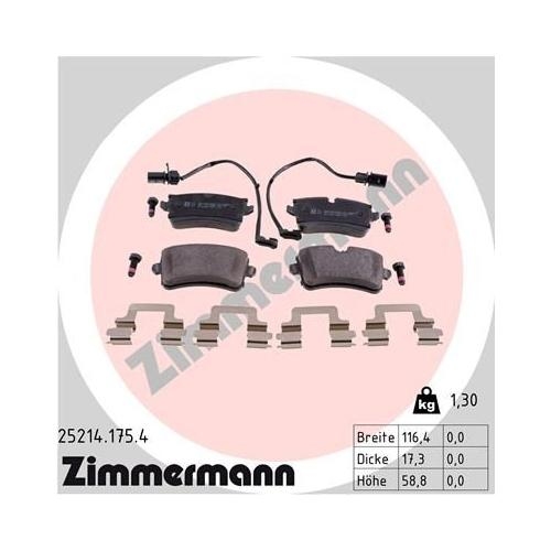 Bremsscheibe ZIMMERMANN 100.3358.52 SPORT Z f&uuml;r PORSCHE VAG AUDI (FAW) VW (SVW)