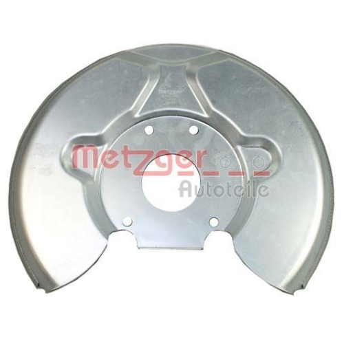 Spritzblech, Bremsscheibe METZGER 6115169 f&uuml;r VOLVO, Vorderachse links