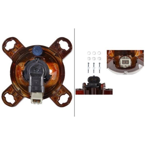 HELLA Hauptscheinwerfer 1K0 247 043-001 für IVECO, links, rechts