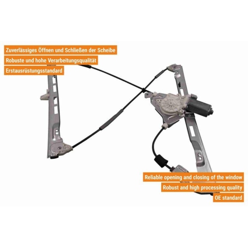 VAICO Fensterheber links und rechts elektrisch vorne V42-0358 + V42-0357 f&uuml;r PEUGEOT
