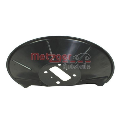 Spritzblech, Bremsscheibe METZGER 6115148 f&uuml;r FORD, Hinterachse rechts