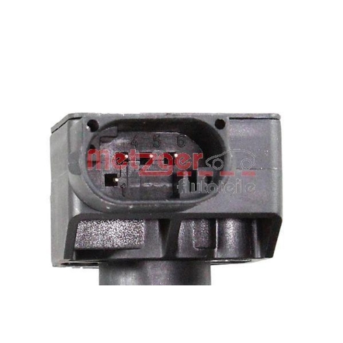 Sensor, Leuchtweitenregulierung METZGER 0901414 f&uuml;r AUDI VW, Hinterachse links