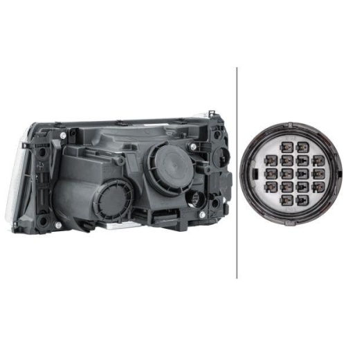 HELLA Hauptscheinwerfer 1EL 238 022-881 für LAND ROVER, rechts