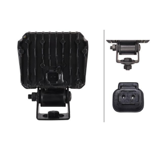 HELLA Arbeitsscheinwerfer 1GA 996 579-021 für FAUN FLIEGL