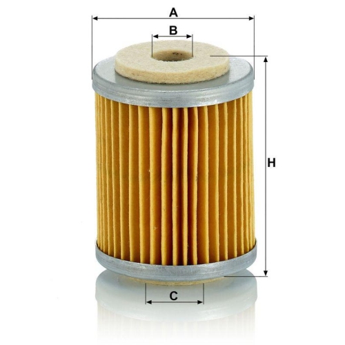 Kraftstofffilter MANN-FILTER P 609 f&uuml;r AGRIA BOMAG CASE IH HOLDER AMMANN VDL