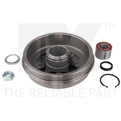 Bremstrommel NK 253711 f&uuml;r CITRO&Euml;N PEUGEOT, Hinterachse