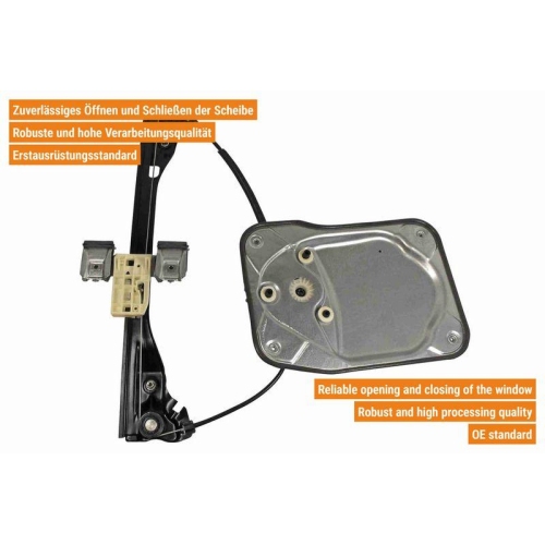 Fensterheber VAICO V10-6292 Original VAICO Qualität für SEAT SKODA VAG