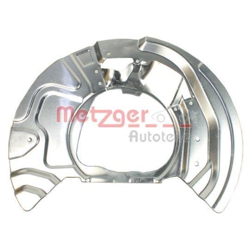 Spritzblech, Bremsscheibe METZGER 6115174 GREENPARTS f&uuml;r BMW, Vorderachse rechts