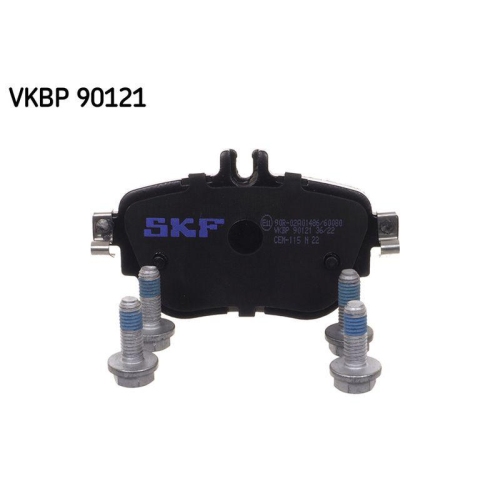 Bremsbelagsatz, Scheibenbremse SKF VKBP 90121 f&uuml;r MERCEDES-BENZ, Hinterachse