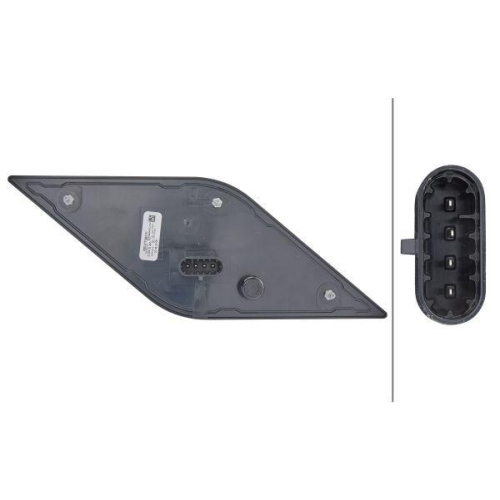 HELLA Heckleuchte 2SD 013 342-211 f&uuml;r CLAAS GRIMME, links