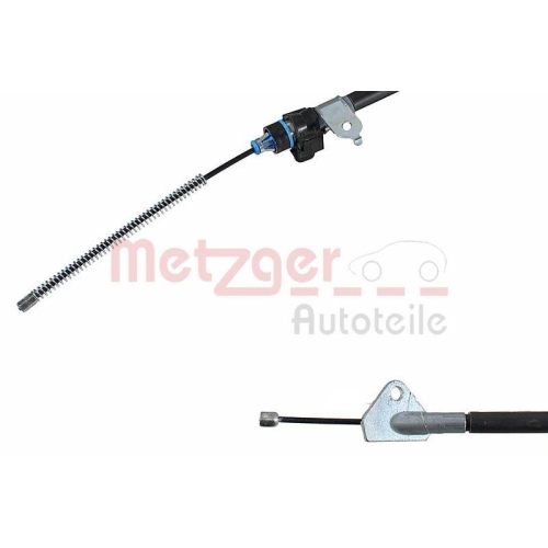 Seilzug, Feststellbremse METZGER 17.1102 f&uuml;r TOYOTA, hinten links