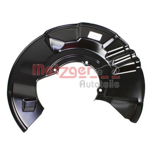 Spritzblech, Bremsscheibe METZGER 6115175 f&uuml;r MERCEDES-BENZ, Vorderachse links