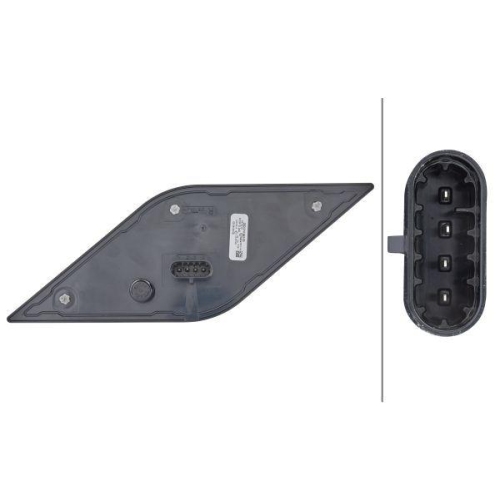 HELLA Heckleuchte 2SD 013 342-221 für CLAAS GRIMME, rechts