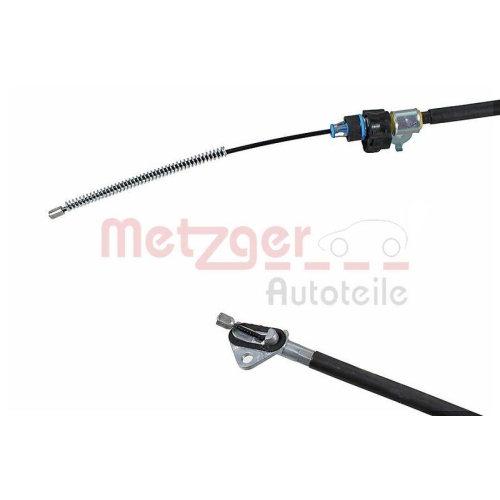 Seilzug, Feststellbremse METZGER 17.1103 f&uuml;r TOYOTA, hinten rechts