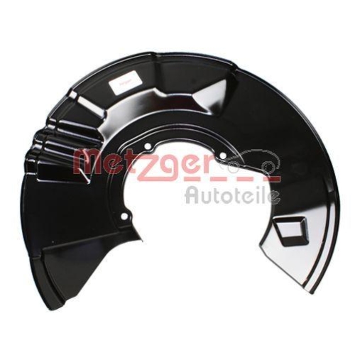 Spritzblech, Bremsscheibe METZGER 6115176 f&uuml;r MERCEDES-BENZ, Vorderachse rechts