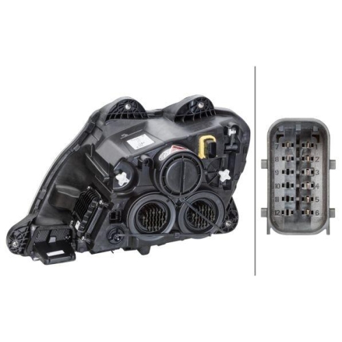 HELLA Hauptscheinwerfer 1LX 010 116-801 für DAF, rechts