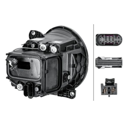 HELLA Hauptscheinwerfer 1EX 014 543-051 für MERCEDES-BENZ, links