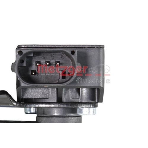 Sensor, Leuchtweitenregulierung METZGER 0901421 f&uuml;r AUDI SEAT, Hinterachse