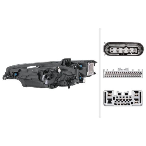 HELLA Hauptscheinwerfer 1EX 013 501-921 für VOLVO, rechts