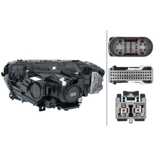 HELLA Hauptscheinwerfer 1EX 014 530-321 für MERCEDES-BENZ, rechts