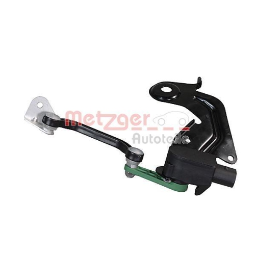 Sensor, Leuchtweitenregulierung METZGER 0901422 f&uuml;r AUDI, Hinterachse links