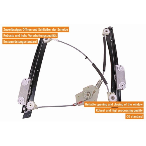 Fensterheber VAICO V10-8754 Original VAICO Qualit&auml;t f&uuml;r AUDI SEAT SKODA VW VAG
