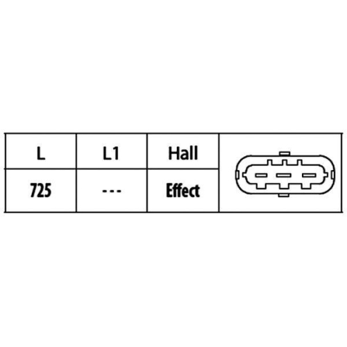 HELLA Sensor, Nockenwellenposition 6PU 009 121-861 f&uuml;r ALFA ROMEO FIAT LANCIA