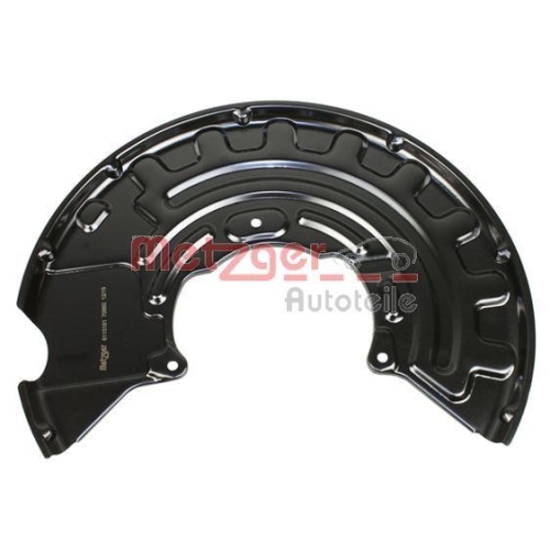 Spritzblech, Bremsscheibe METZGER 6115181 für VAG, Vorderachse links