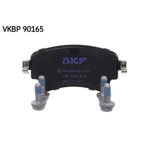 Bremsbelagsatz, Scheibenbremse SKF VKBP 90165 f&uuml;r AUDI, Hinterachse