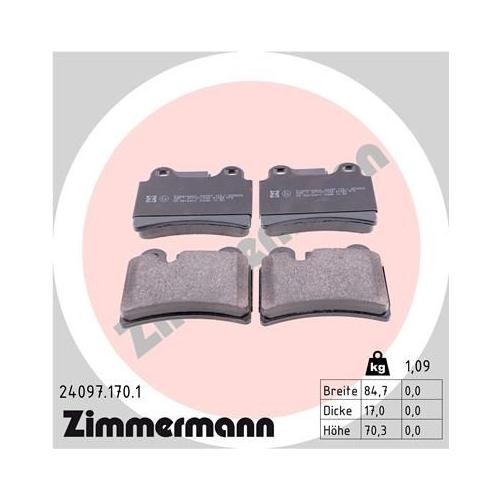 Bremsscheibe ZIMMERMANN 600.3229.20 COAT Z für PORSCHE VAG, Hinterachse