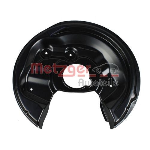 Spritzblech, Bremsscheibe METZGER 6115184 GREENPARTS f&uuml;r VAG, Hinterachse rechts