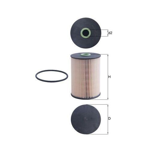 Kraftstofffilter KNECHT KX 228D für AUDI SEAT SKODA VW CUPRA