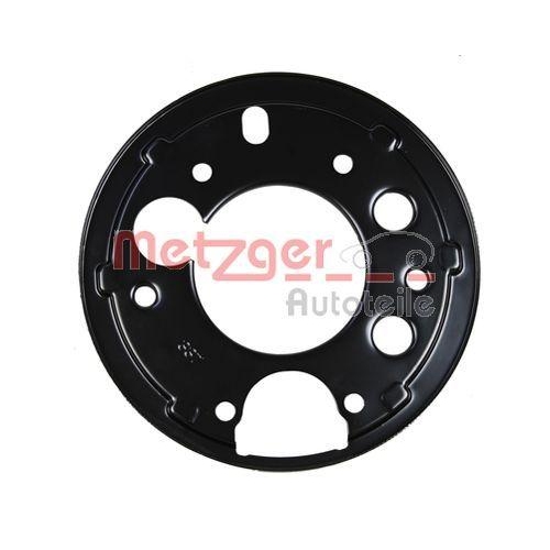 Spritzblech, Bremsscheibe METZGER 6115185 für MERCEDES-BENZ, Hinterachse links