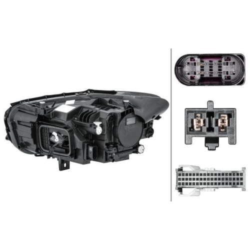HELLA Hauptscheinwerfer 1EX 014 993-561 für MERCEDES-BENZ, rechts
