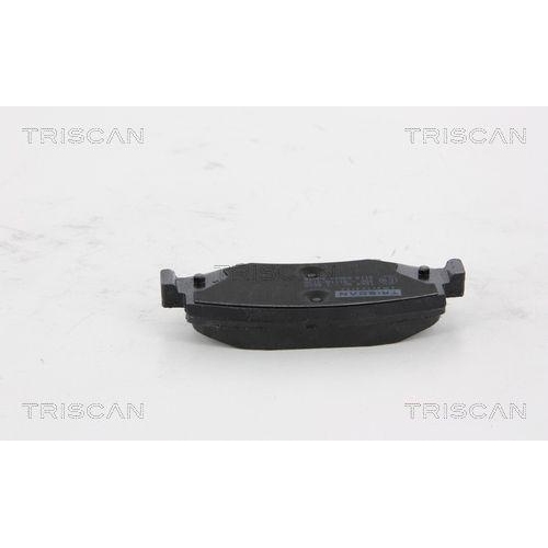 Bremsbelagsatz, Scheibenbremse TRISCAN 8110 80539 f&uuml;r DODGE JEEP, Hinterachse