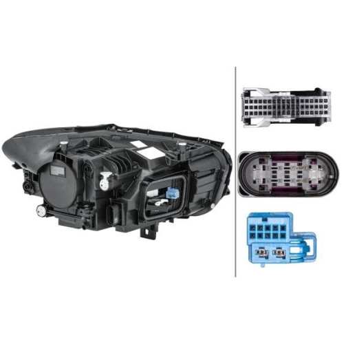 HELLA Hauptscheinwerfer 1EX 014 993-651 f&uuml;r MERCEDES-BENZ, links