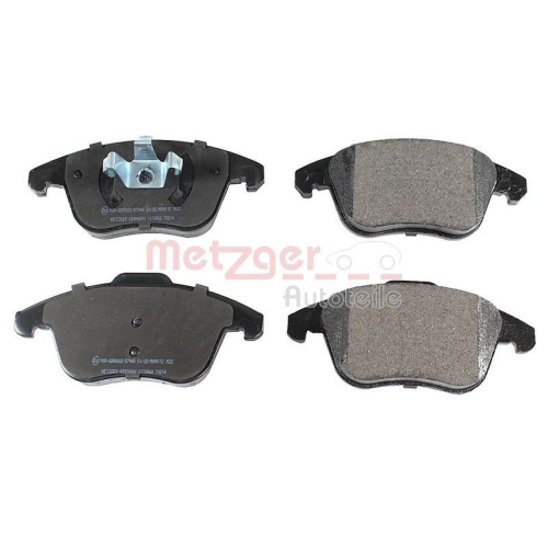 Bremsbelagsatz, Scheibenbremse METZGER 1170968 GREENPARTS f&uuml;r CITRO&Euml;N PEUGEOT DS