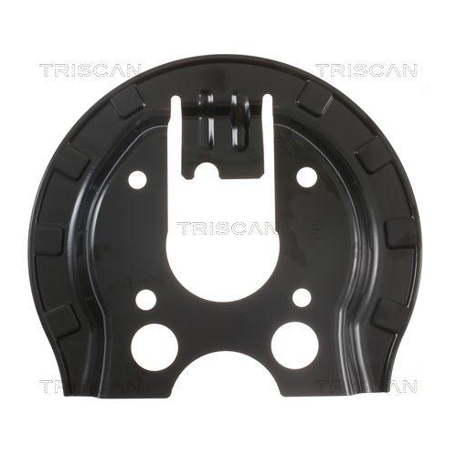 Spritzblech, Bremsscheibe TRISCAN 8125 28203 f&uuml;r CITRO&Euml;N PEUGEOT, Hinterachse