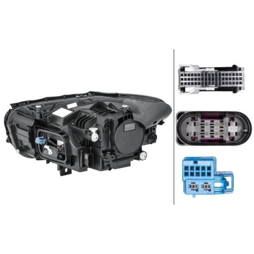 HELLA Hauptscheinwerfer 1EX 014 993-661 f&uuml;r MERCEDES-BENZ, rechts