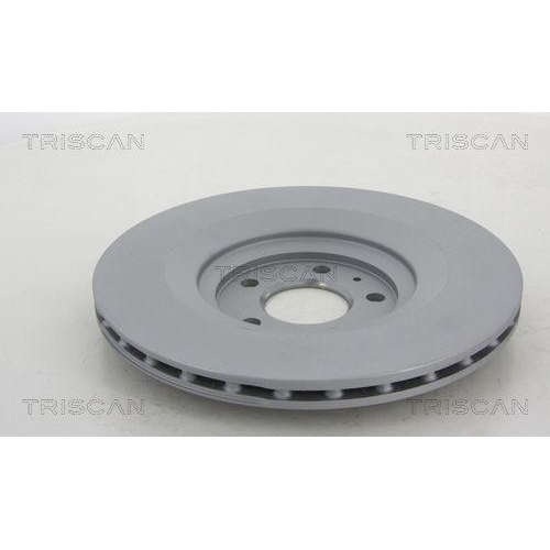 TRISCAN 8120 291025C 2 St&uuml;ck Bremsscheiben COATED f&uuml;r AUDI, Hinterachse