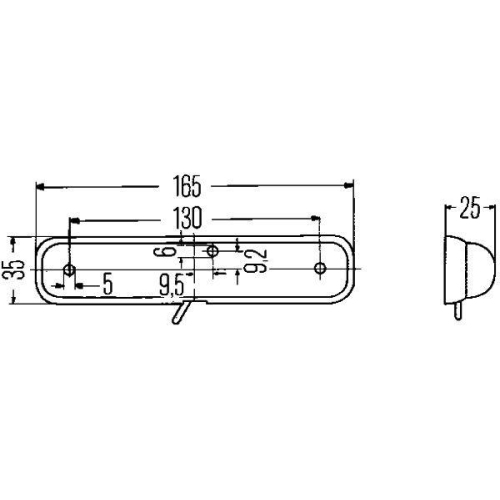 HELLA 2JA 001 330-031 Innenraumleuchte f&uuml;r IVECO OPEL VOLVO LIEBHERR JOHN DEERE