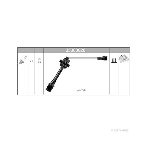 Z&uuml;ndleitungssatz HERTH+BUSS JAKOPARTS J5383028 f&uuml;r MAZDA