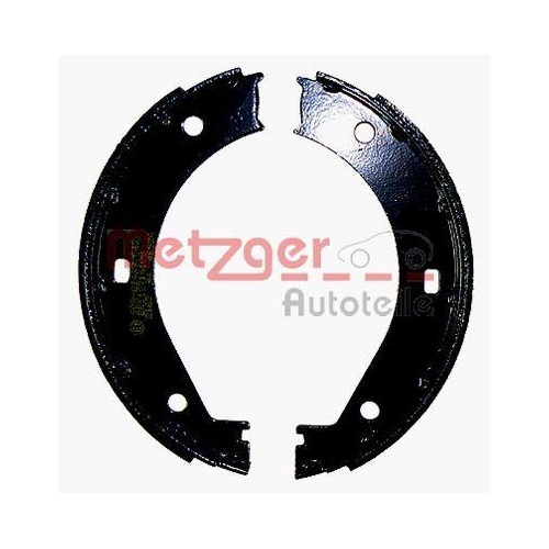 Bremsbackensatz, Feststellbremse METZGER KR 223 f&uuml;r BMW, Hinterachse links