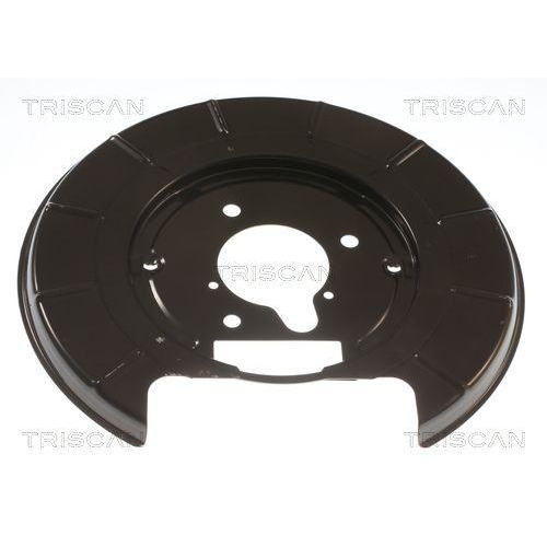 Spritzblech, Bremsscheibe TRISCAN 8125 28205 f&uuml;r PEUGEOT, Hinterachse links